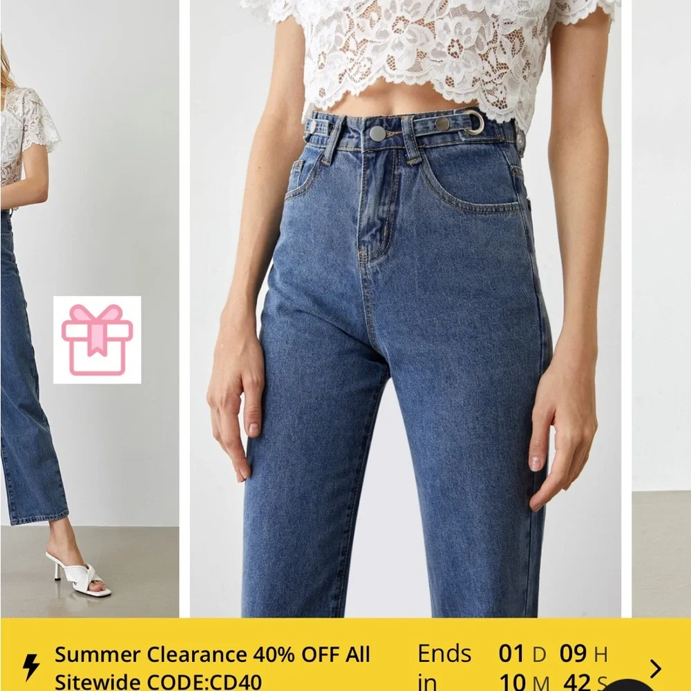 J.ING Steep Blue High Waist Jeans - Picture 2 of 7